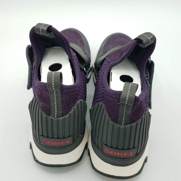 Sorel Kinetic Sneak Women's Size 6 EU 37 Dark Plum NL3374-506 New (minor scuff) - Picture 4 of 10